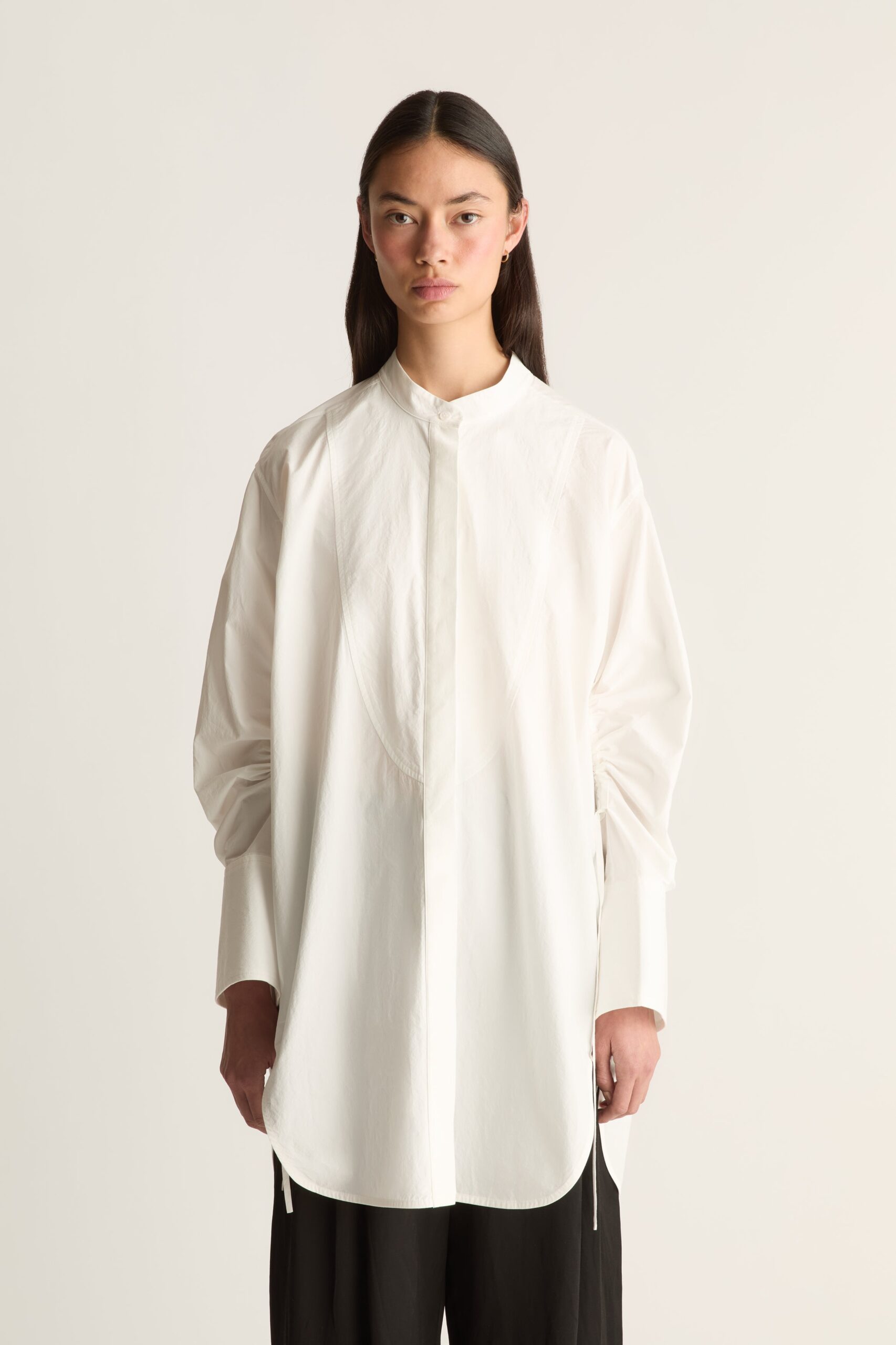 MNLM140826191251149_2 Lee Mathews Talbert Gathered Shirt - Image 2