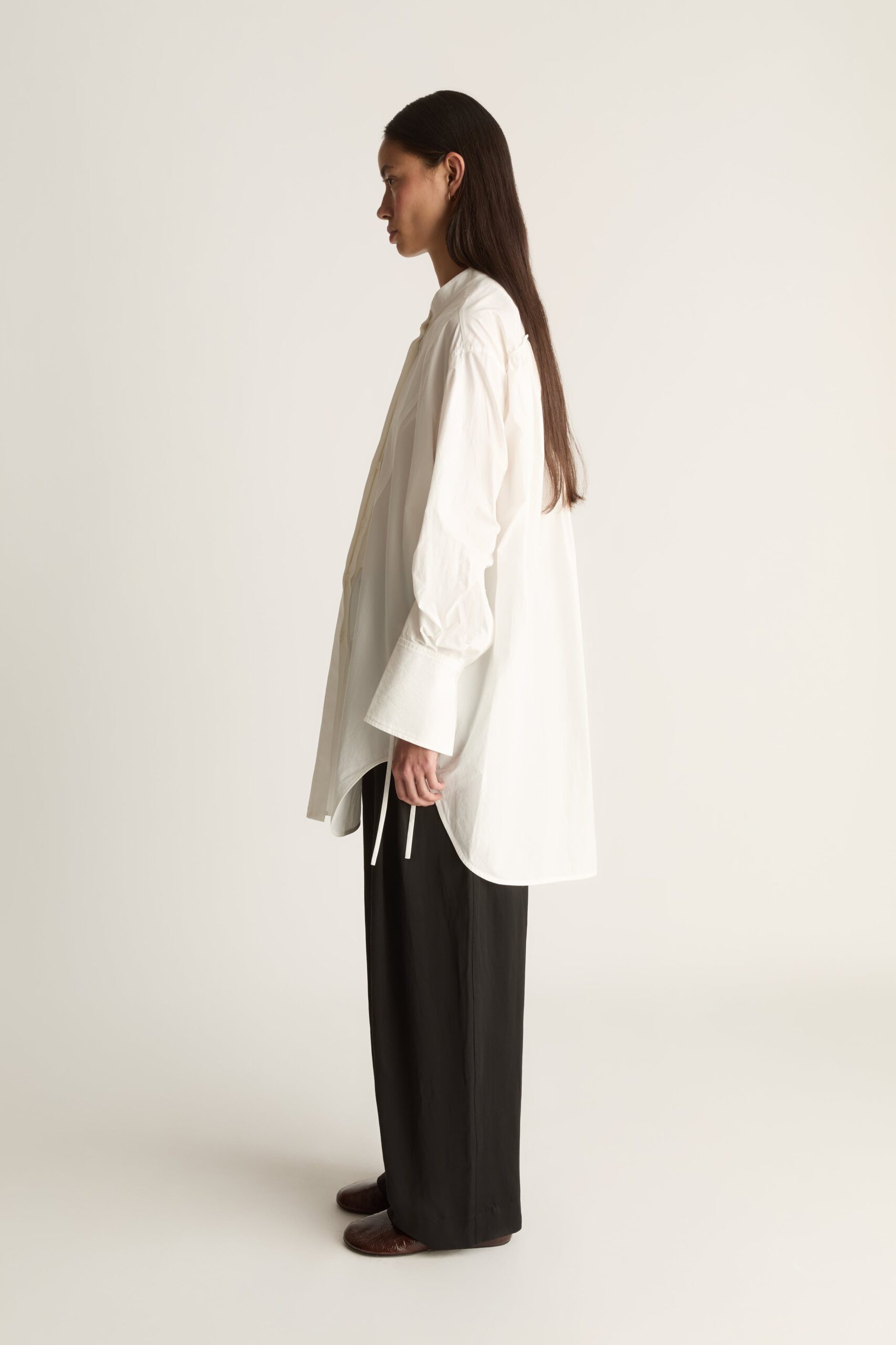 MNLM140826191251149_3 Lee Mathews Talbert Gathered Shirt - Image 3