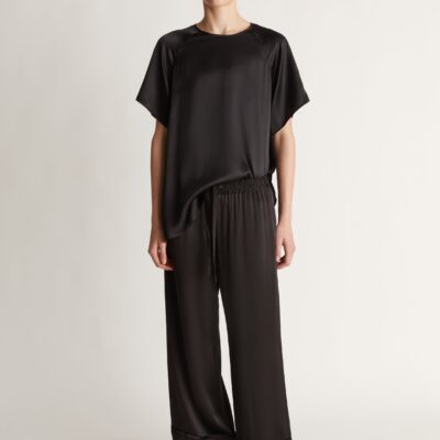 Lee Mathews Stella Silk Satin Pant - Image 1