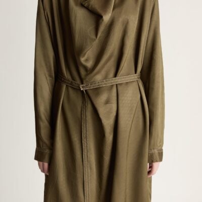 Lee Mathews Sloane LS Drape Dress - Image 2