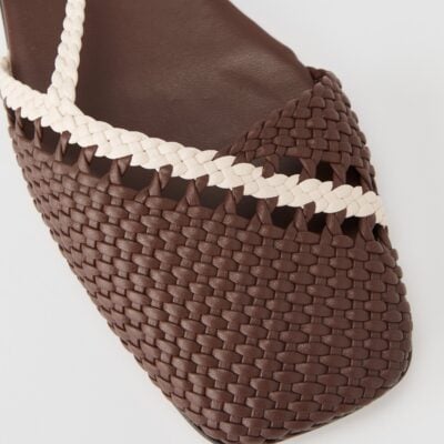 Lee Mathews Rondaia Asymmetrical Woven Sandal - Image 2