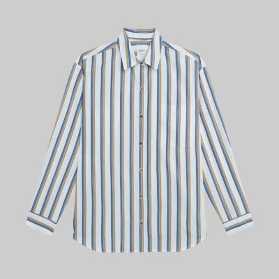 LESET Yoshi Stripe Classic Oversized Button Down - Image 2