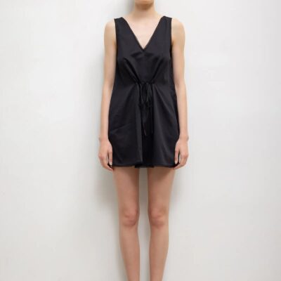 LESET Yoko Lace V Neck Mini Dress - Image 1