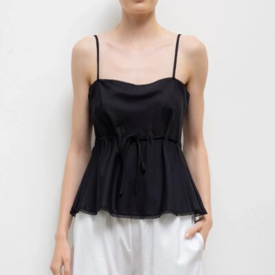 LESET Yoko Lace Tank Top - Image 1
