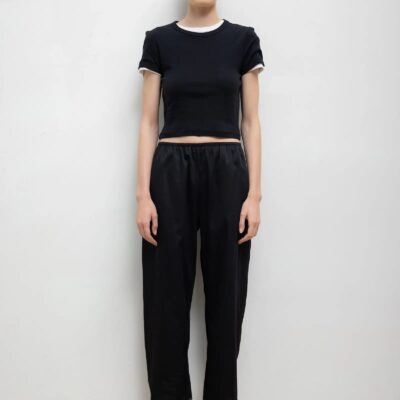 LESET Yoko Lace Crop Pant - Image 1