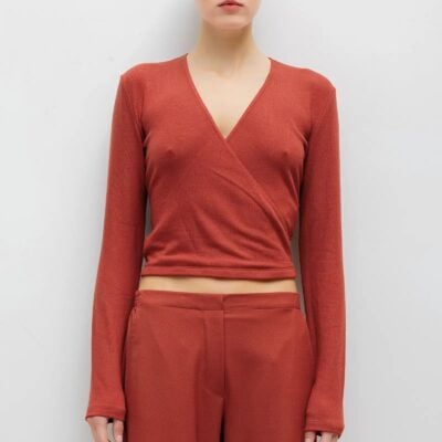 LESET Pre-Order: Lauren Wrap Top - Image 1
