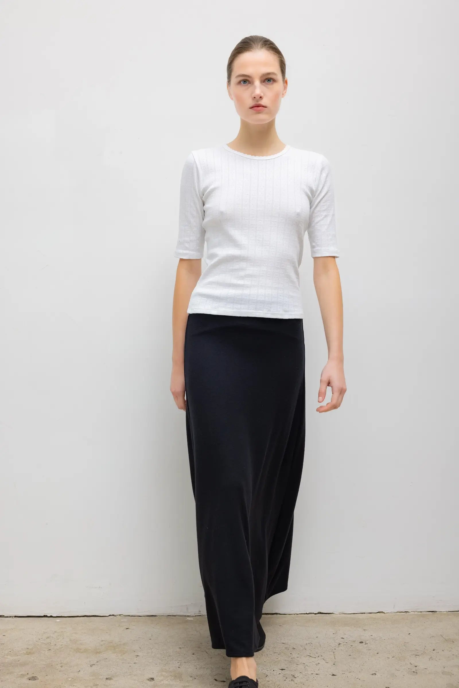 MNLST140826073300038_3 LESET Pre-Order: Lauren High Waist Midi Skirt - Image 3