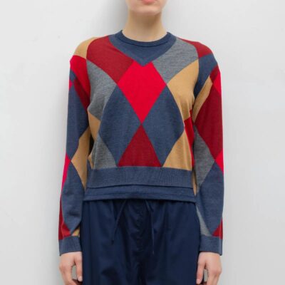 LESET Pre-Order: James Argyle Classic V Neck - Image 1
