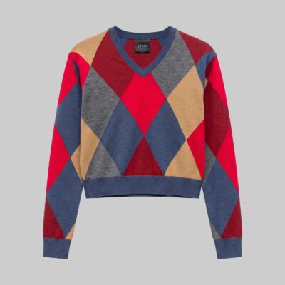LESET Pre-Order: James Argyle Classic V Neck - Image 2