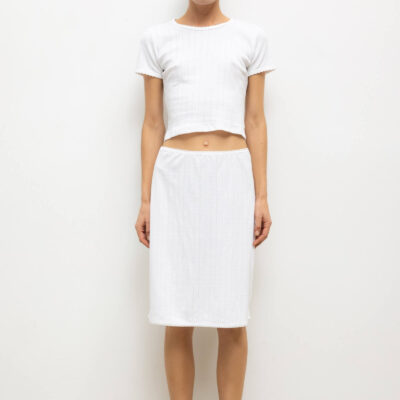 LESET Pointelle Skirt - Image 1