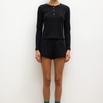 LESET Pointelle Mini Short - Image 1