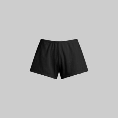 LESET Pointelle Mini Short - Image 2