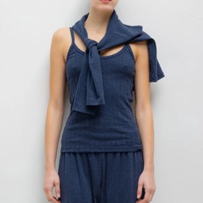 LESET Pointelle Classic Tank Top - Image 1
