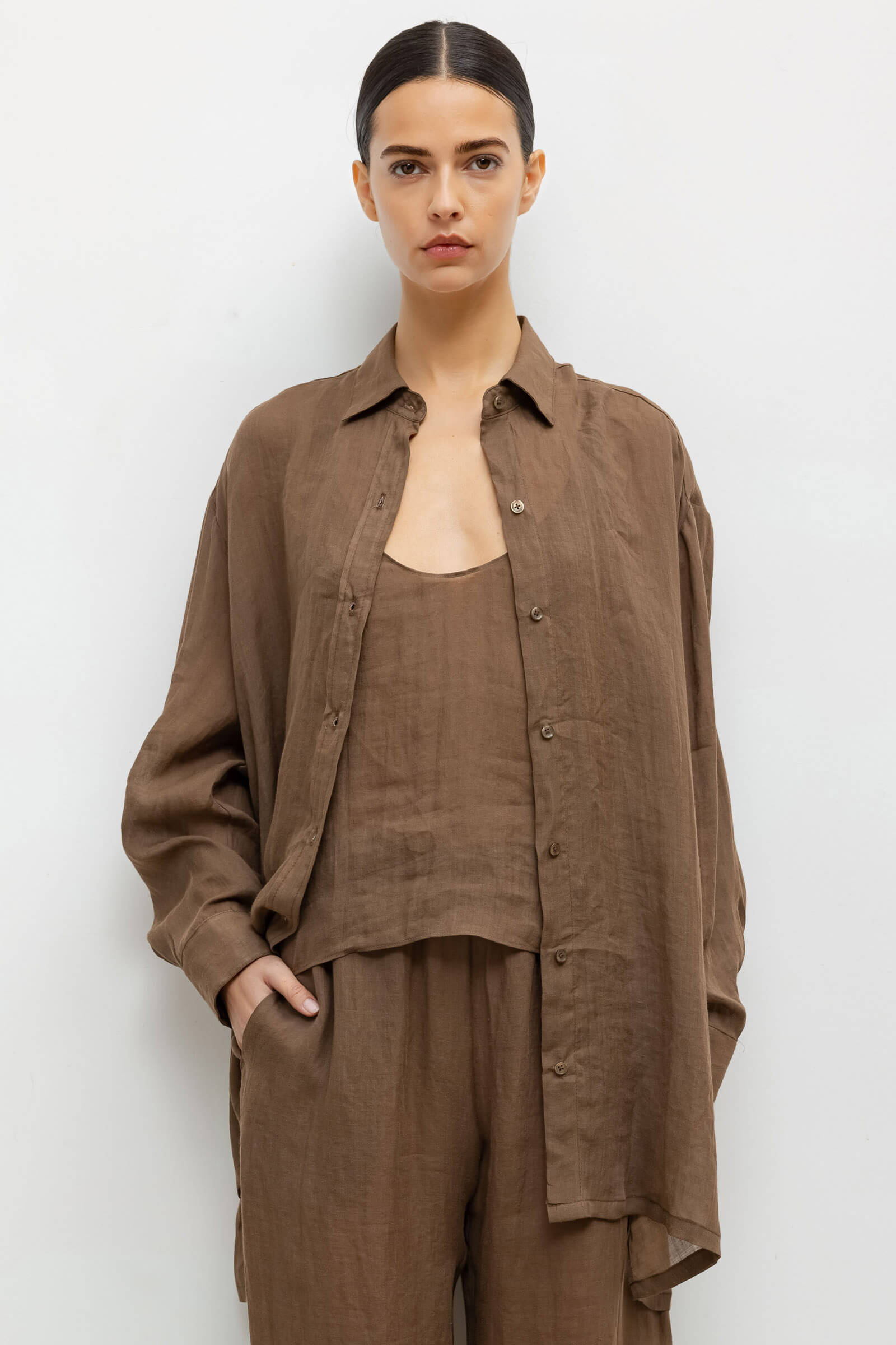 LESET Niko Oversized Button Down - Image 1