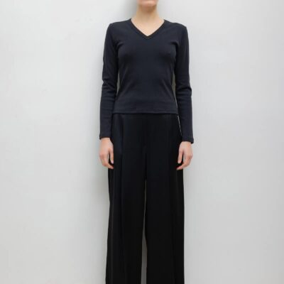 LESET Nando Slim Long Sleeve V Neck - Image 2