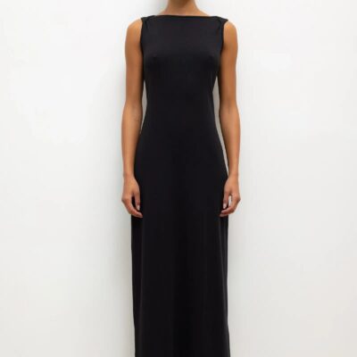LESET Nando Boatneck Maxi Dress - Image 1