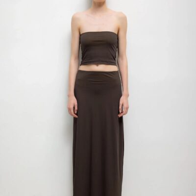 LESET Milo Reversible Midi Skirt - Image 1
