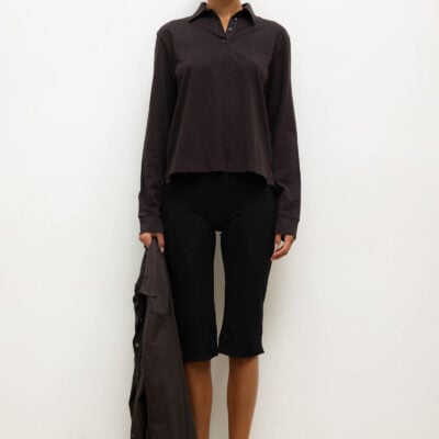 LESET Margo Long Sleeve Polo - Image 2