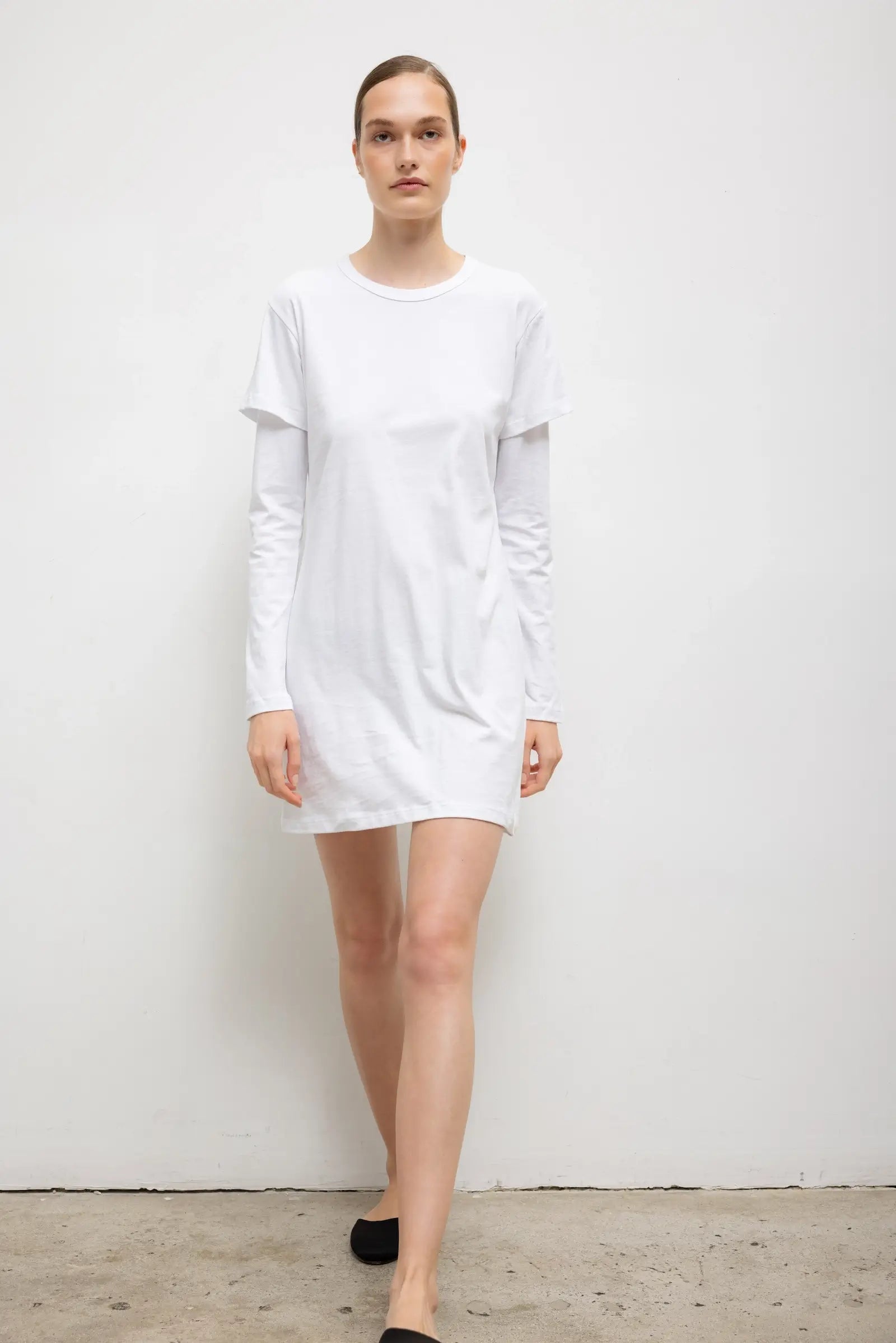 LESET Margo Layered Mini Dress - Image 3