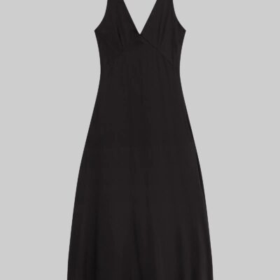 LESET Yoko V Neck Maxi Dress - Image 2