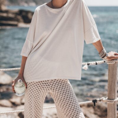 MIKUTA The White Long Loose Cotton T-Shirt - Image 1