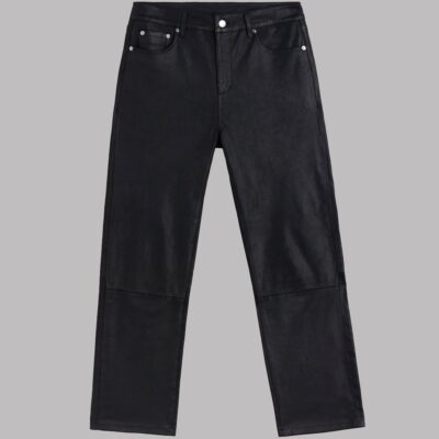 MIKUTA The Straight Leather Pants - Image 2