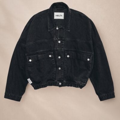 MIKUTA The Black Denim Jacket - Image 2