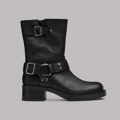 MIKUTA The Black Buckle Boots - Image 2