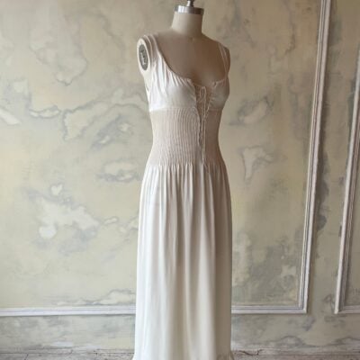 Mirror Palais The Pintuck Silk Dress Sample - Image 2