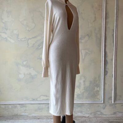 Mirror Palais Vanilla Sky Cashmere Knit Dress Sample - Image 2