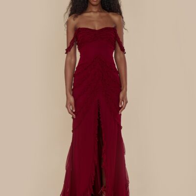 Mirror Palais Cascading Ruffle Gown - Image 2