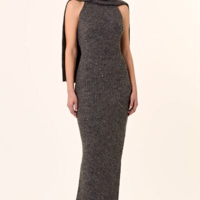 NICHOLAS Kiandra Dress with Detachable Scarf - Image 1