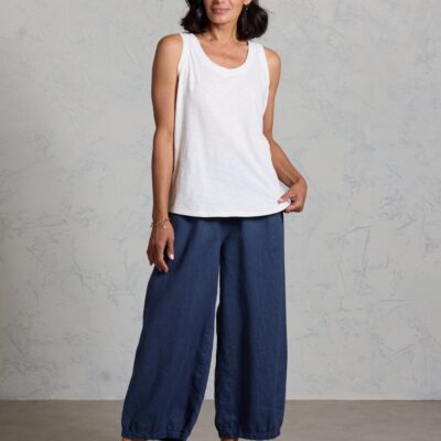 Nomad the Label Yarra Cotton Tank Top Coconut - Image 2