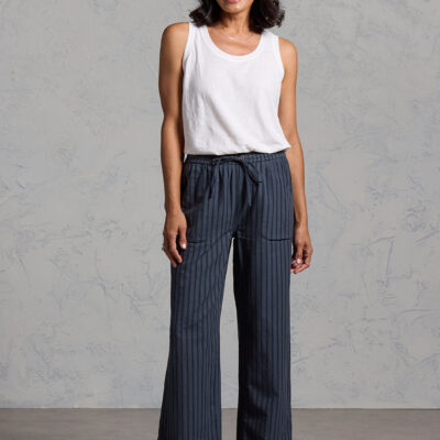 Nomad the Label Sidari Organic Cotton Pants Charcoal - Image 2