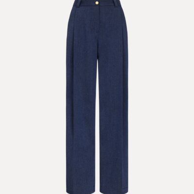 Oscar de la Renta Wool Wide-Leg Pant - Image 1