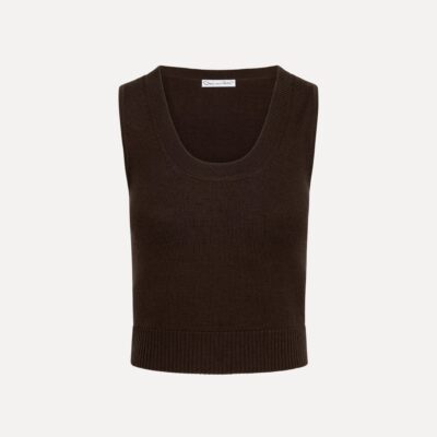 Oscar de la Renta Wool Twin Set Tank - Image 1