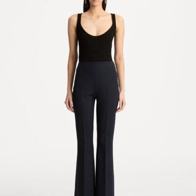 Oscar de la Renta Wool Flared Pant - Image 2