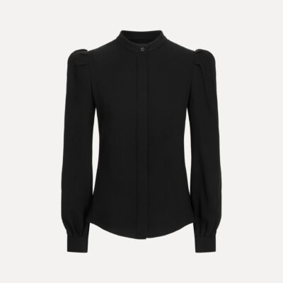 Oscar de la Renta Silk Georgette Blouse - Image 1