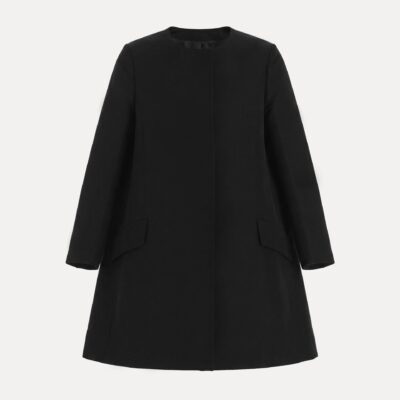 Oscar de la Renta Silk Faille Short Coat - Image 1