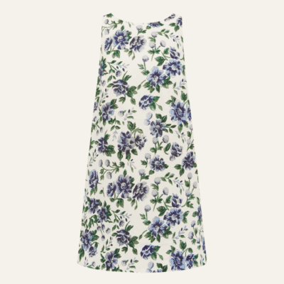 Peony Shift Mini Dress - Image 1