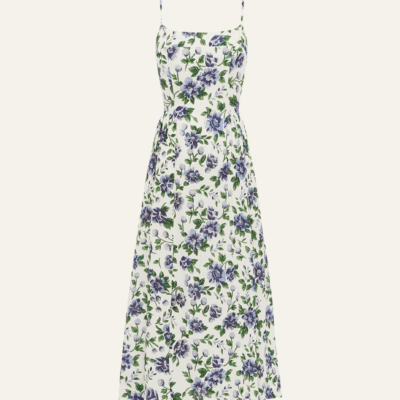 Peony Panelled Midi Dress - Image 1