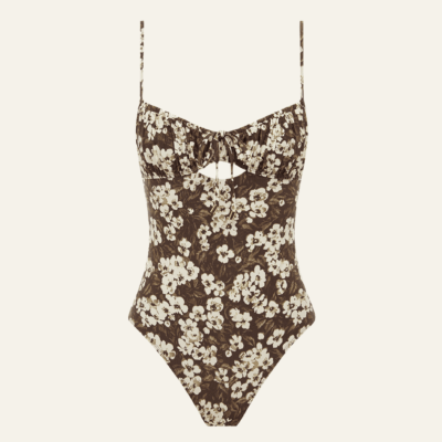 Peony Solstice Ruched One Piece - Image 1