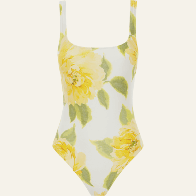 Peony Square Neck One Piece - Image 1