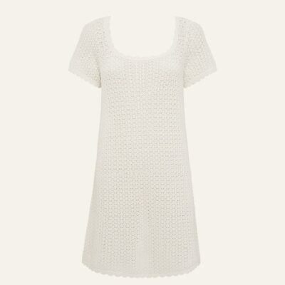 Peony Pointelle Jane Mini Dress - Image 1