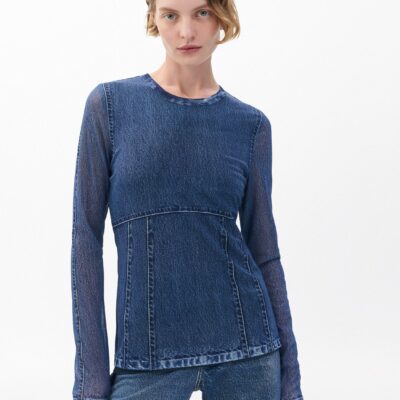 Rag & Bone rb Miramar Long-Sleeve Tee - Image 1