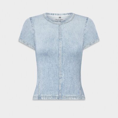 Rag & Bone rb Miramar Jersey Baby Tee - Image 2