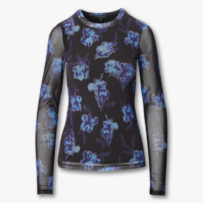 Rag & Bone Yana Stretch Mesh Tee - Image 2