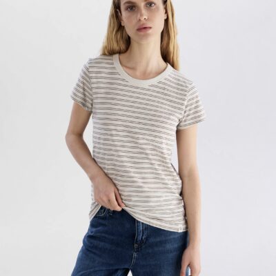 Rag & Bone The Slub Striped Tee - Image 1