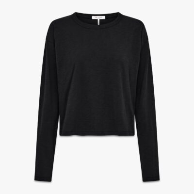Rag & Bone The Slub Cropped Long Sleeve - Image 2