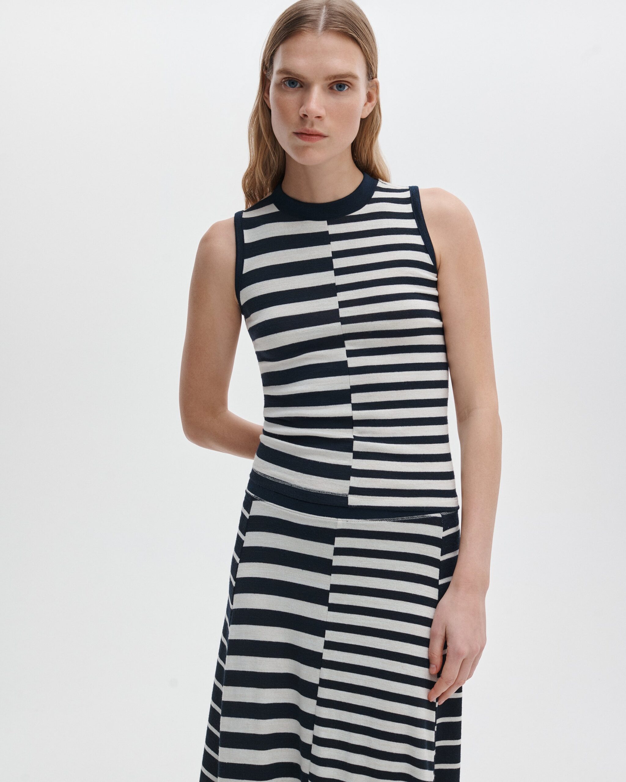 Rag & Bone The Knit Mix Striped Tank - Image 1